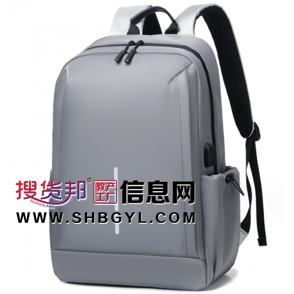 厂家直销通勤双肩包男款出差旅行简约商务电脑背包大容量学生书包图2