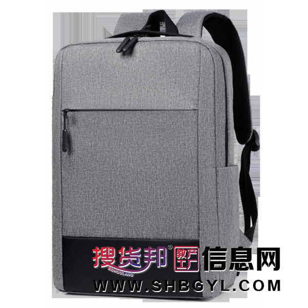 双肩包男士2023新款时尚简约商务电脑背包中学生大学生书包背包图1