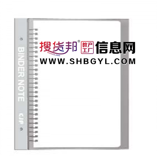 空白-PP活页夹本精美抄录本学生本作业本简约笔记本文艺课堂笔记图1