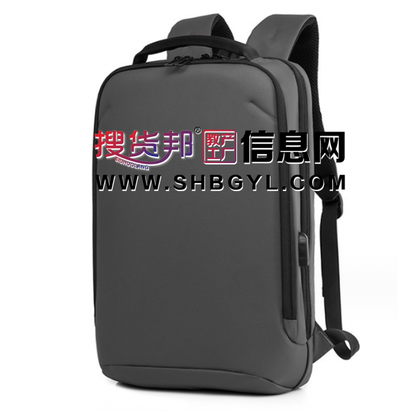 2023新款男士双肩包大容量电脑背包出行学生休闲简约耐磨商务背包图1