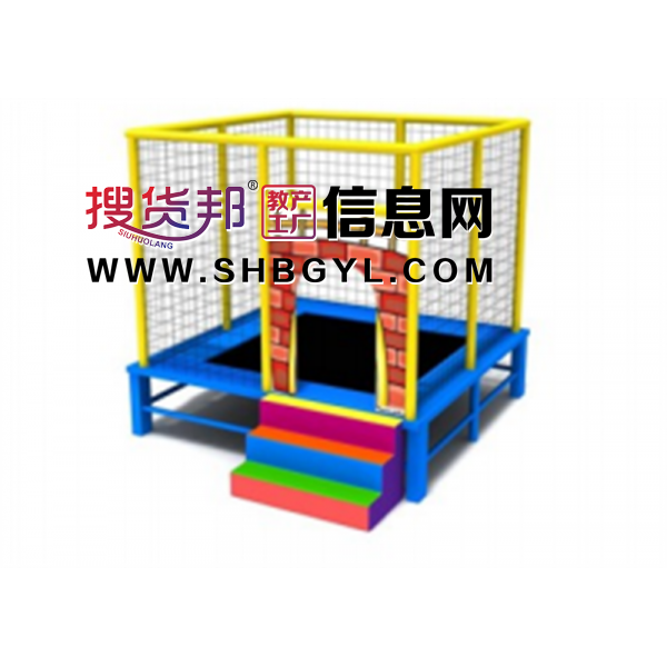 幼儿园游乐设施儿童户外游乐蹦床系列新型四方球池LDX 10908图1