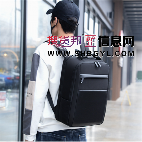多功能双肩包男大容量电脑背包商务休闲牛津布防水旅行包一件代发图1