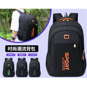 新款男士大容量商务出差电脑背包简约休闲旅行包潮流学生双肩背包
