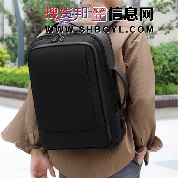 跨境牛津布背包15.6寸轻便电脑背包防泼水厂家直供商务双肩包批发图1