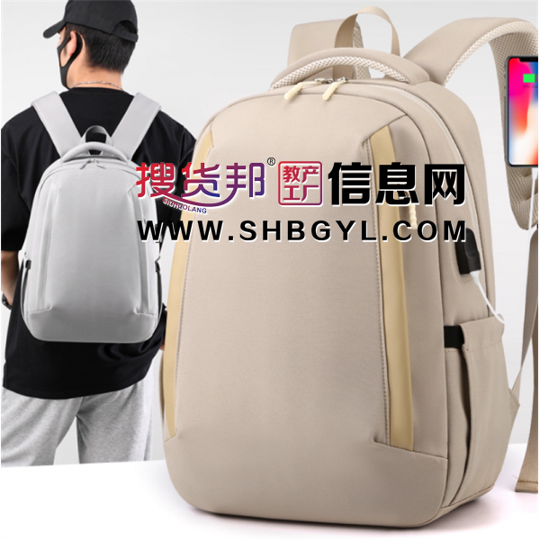 跨境男女双肩背包礼品大容量背包休闲商务电脑背包旅行印logo批发图1
