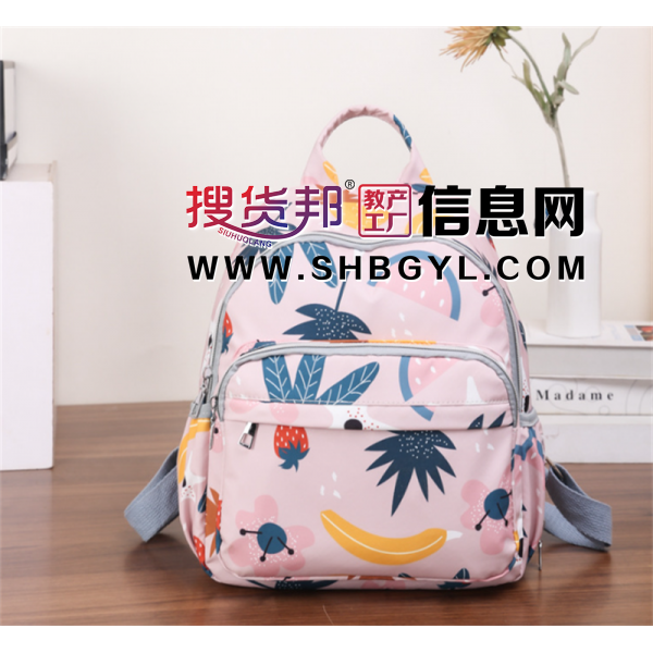 妈咪包双肩背包手提袋大容量多功能妈咪包 便携母婴包usb妈妈包图2