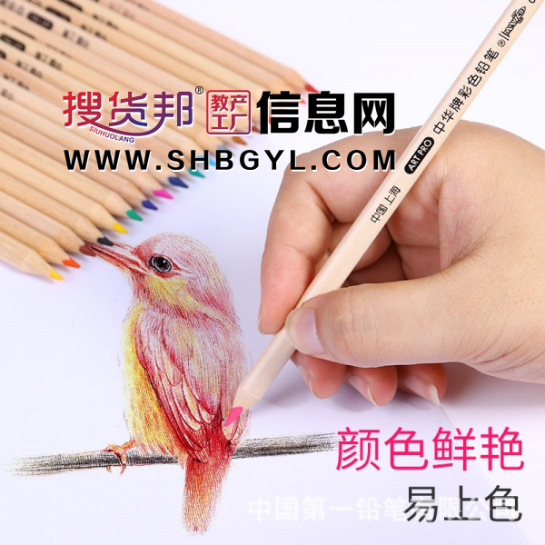彩色铅笔套装24色水溶性彩铅36色48色绘画手绘油性彩铅图3