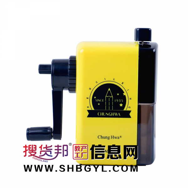 粗三角铅笔卷器大口径削铅笔器多功能手摇卷笔刀儿童文具图1