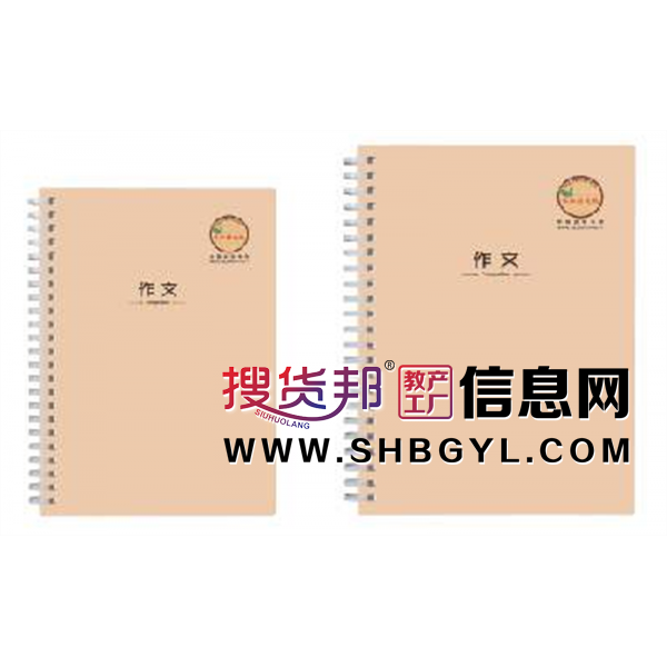 方格作文-PP软线圈本抄录本简约笔记本课堂笔记精美学生作业本文艺图2