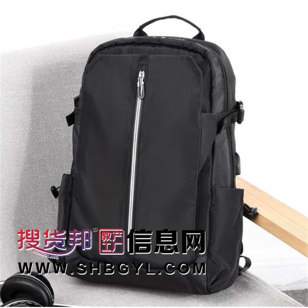 男士双肩包潮牌书包中学生男简约新款大容量韩版旅行休闲电脑背包图1