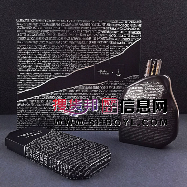 大英博物馆联名罗塞塔石碑铅笔文创套装礼盒陶瓷笔筒图2