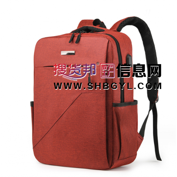 双肩包男电脑背包 可印LOGOUSB背包商务休闲背包礼品批发图3