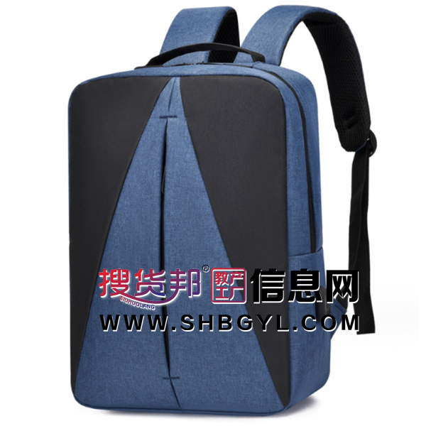 牛津布双肩包男女士学生帆布书包背包潮流时尚USB充电商务电背包图3