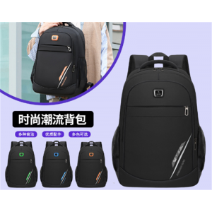 商务电脑包休闲韩版时尚潮流中学生书包 简约通勤中性双肩包