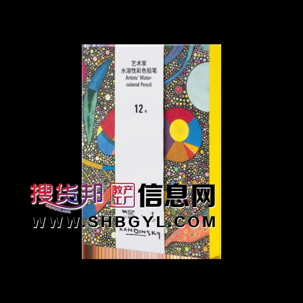 西岸美术馆康定斯基艺术家绘画系列彩色铅笔绘图本图1