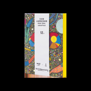 西岸美术馆康定斯基艺术家绘画系列彩色铅笔绘图本