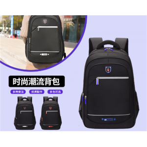 商务双肩包2023新款潮男士大容量牛津布背包户外旅行收纳学生书包