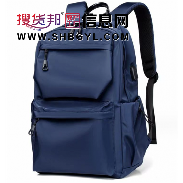 厂家双肩背包男商务休闲电脑背包外出旅行包潮流中学生书包印logo图3