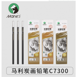 炭笔C7300软中硬炭画铅笔炭笔批发 素描写生炭笔