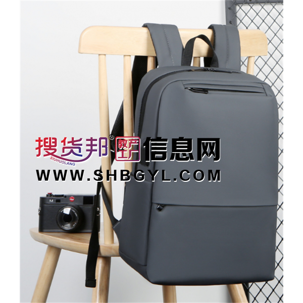 厂家USB充电双肩包男商务防水电脑背包大学生书包批发印logo图2