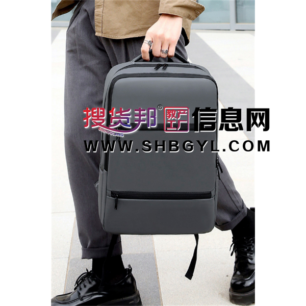 背包大容量双肩包男款电脑包商务双肩包出差旅通勤休闲书包印logo图2