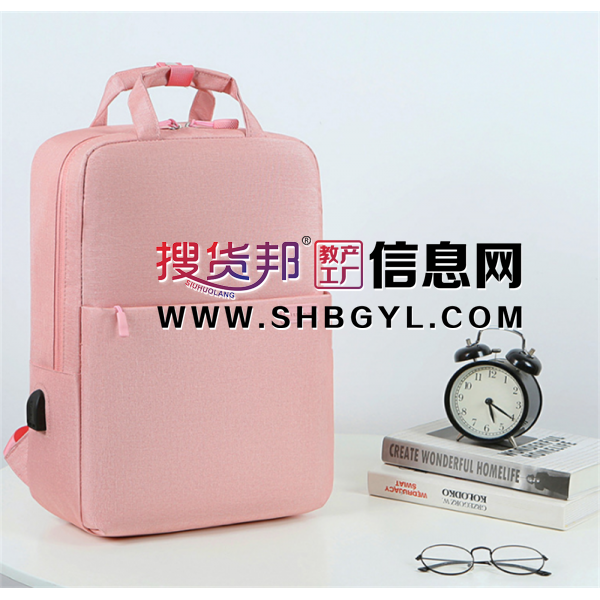 厂家批发新款双肩包背包男女潮流韩版简约电脑背包印logo学生书包图2