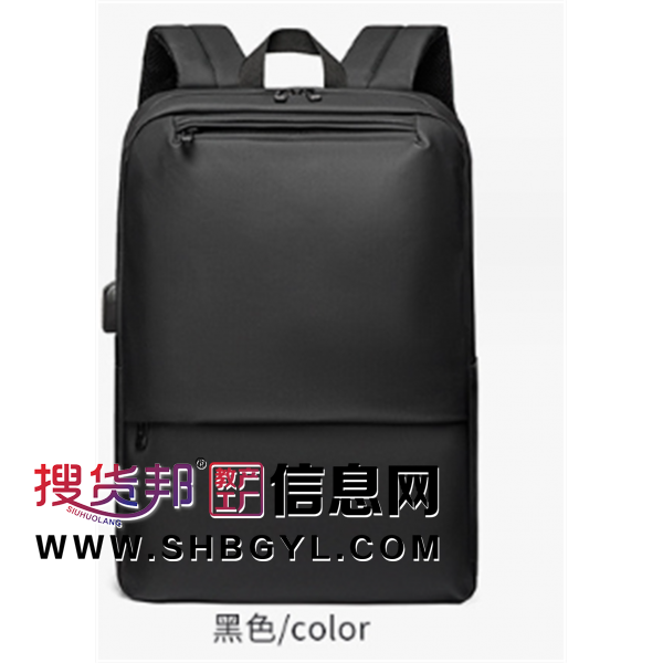 男士双肩包大容量商务休闲电脑背包出差旅行防水时尚潮流学生书包图1