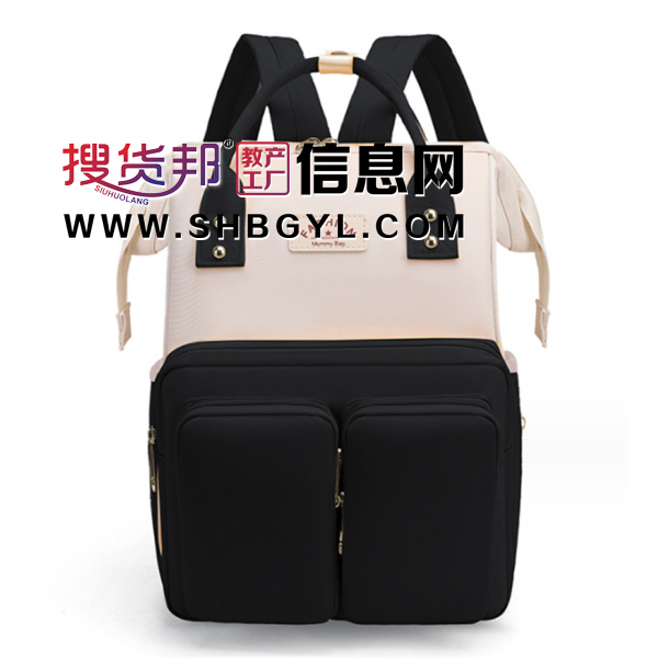 新款大容量妈咪包时尚母婴包多功能妈妈包外出宝妈包双肩背待孕包图3