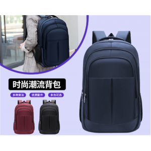 批发男士双肩包大容量商务电脑背包印制户外旅行学生书包