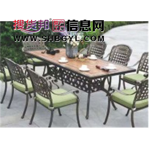 幼儿园游乐设施校园内基础设施休闲椅系列长方桌六人椅LDX 12407图1