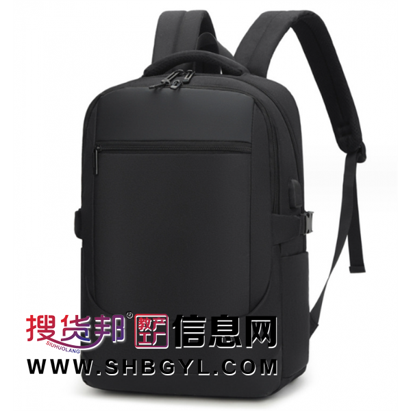 2023新款商务男士电脑双肩背包出差旅行户外大容量行李包图1