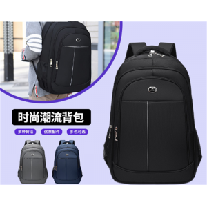时尚双肩包简约大容量男士背包轻便质感商务电脑包大学生旅行书包