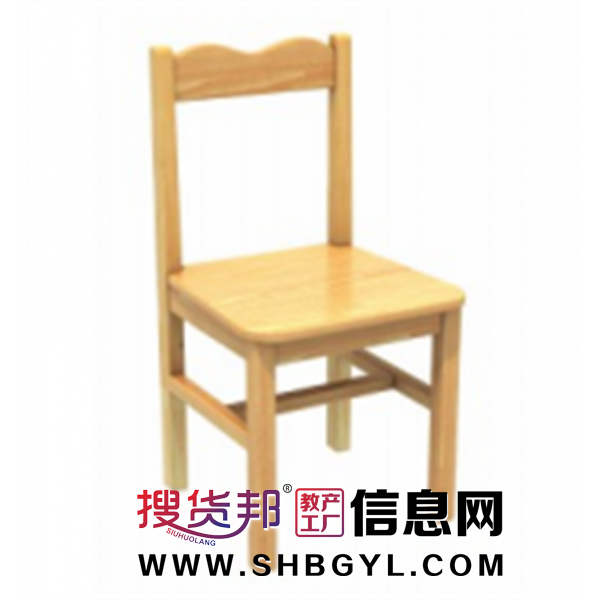 幼儿园基础设施实木家具系列横条椅图1
