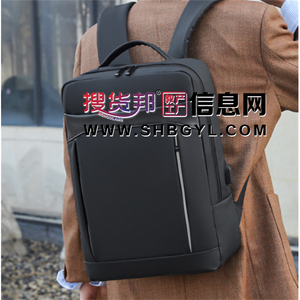 背包双肩包男商务背包休闲户外学生书包电脑背包印logo双肩背包款图1