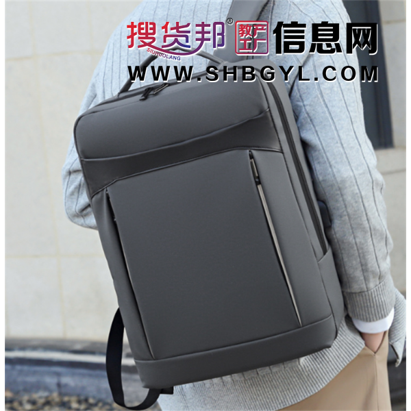 背包双肩包男商务背包休闲户外学生书包电脑背包印logo双肩背包款图2
