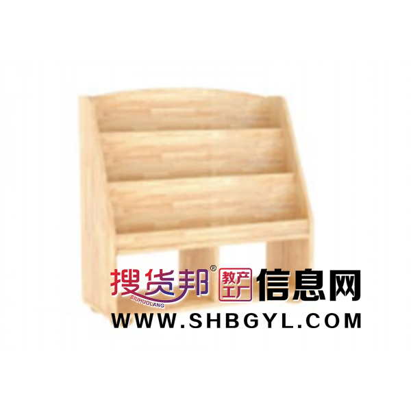 幼儿园基础设施实木家具系列书柜图1