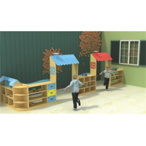幼儿园基础设施实木家具系列玩具柜LDX 14703