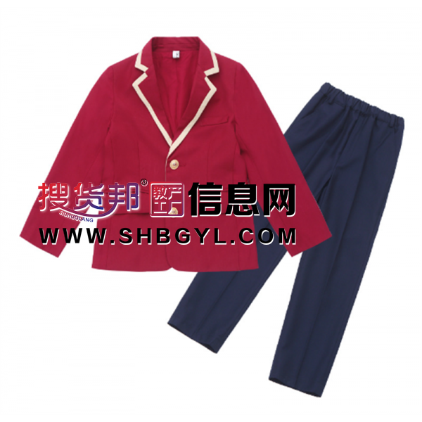 校服套装幼儿园园服春秋季中小学生英伦风男女儿童西装班服批发图1