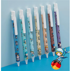 菲尔七神七曜Fave中性笔学生日用办公按动水笔可换芯G2笔芯0.5mm