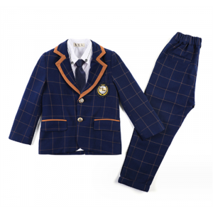 英伦风西装短裙套装中小学生班服秋幼儿园园服学院风男女童装主持