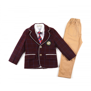 校服套装小学生英伦风小西装班服统一幼儿园园服秋季学院套装校服