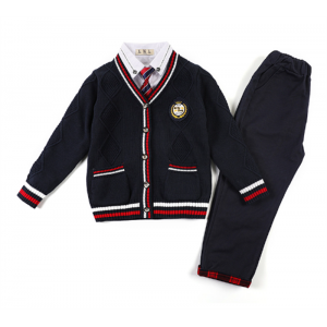 小学生棉毛衣套装校服儿童英伦风班服幼儿园学院风园服老师套装