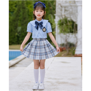 幼儿园园服夏装小学生校服英伦风儿童班服毕业照合唱六一演出服装