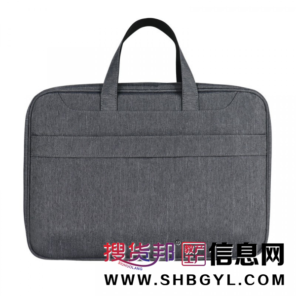 高端手提电脑包印LOGO大容量牛津布防水包苹果电脑商务休闲公文包图2
