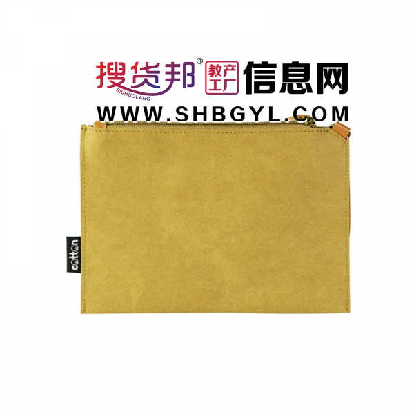 水洗牛皮纸购物袋 可水洗联名同款购物袋 杜邦纸托特包手提袋图2