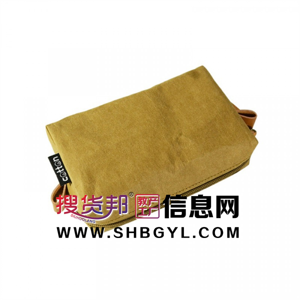 笔袋ins风文具袋创意校园牛皮纸简约防水文具包复古图1
