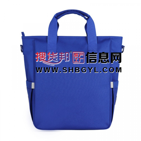 潮流帆布包包2022年经典克莱茵蓝购物袋培训班手提包校园斜挎包包图3