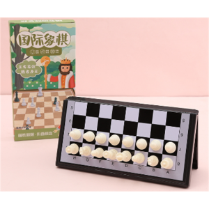 儿童国际象棋小学生带磁性大号棋盘便携高级折叠西洋棋比赛专用棋