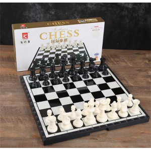 国际象棋大号磁性折叠棋盘套装亚克力棋子批发