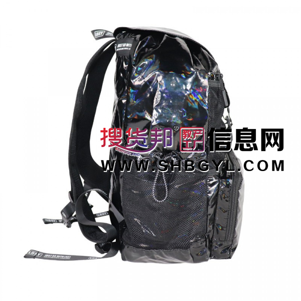 新款带反光涂层韩版双肩包校园时尚男女大学生书包图1